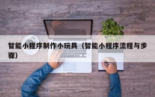 南阳智能小程序制作小玩具（智能小程序流程与步骤）